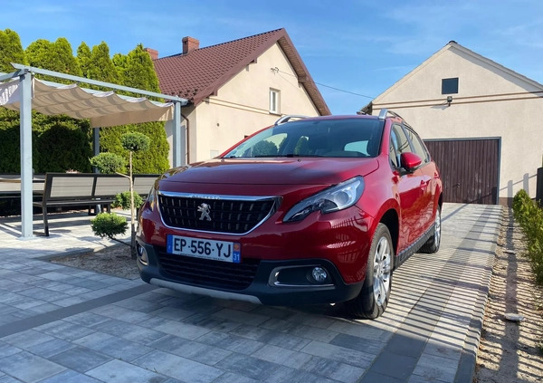 Peugeot 2008 cena 36900 przebieg: 128000, rok produkcji 2017 z Olszyna małe 67